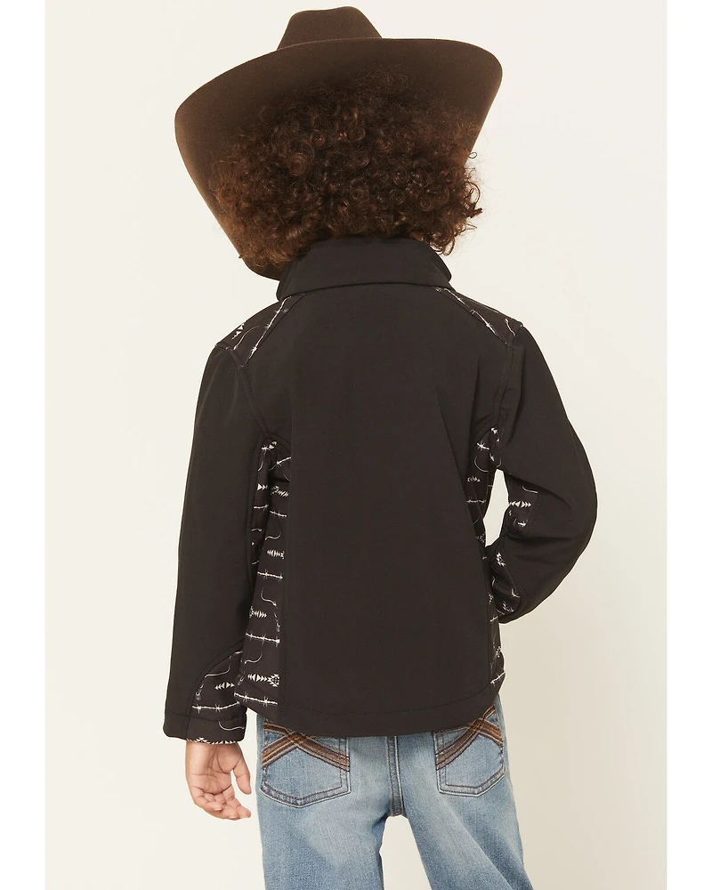 Cowboy Hardware Boys' Ghost Southwestern Print Softshell Jacket