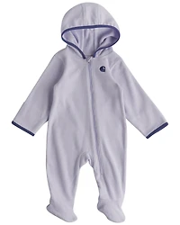 Carhartt Infant Girls' Solid Long Sleeve Hooded Onesie