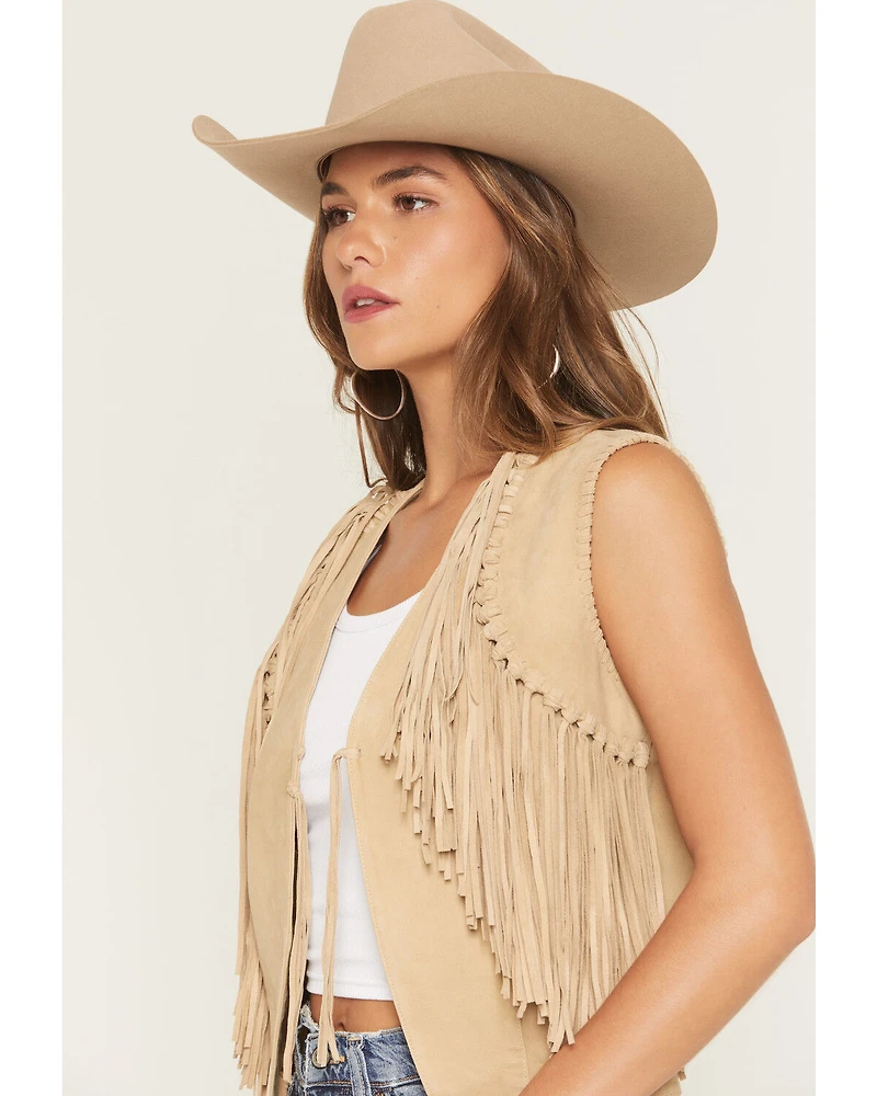 Scully Women's Suede Fringe Vest