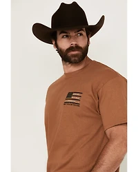 Howitzer Men's Freedom Defend Short Sleeve Graphic T-Shirt