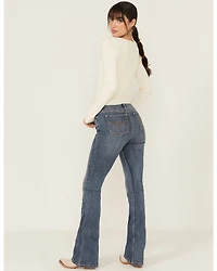 Shyanne Women's Celeste High Rise Bootcut Stretch Denim Jeans