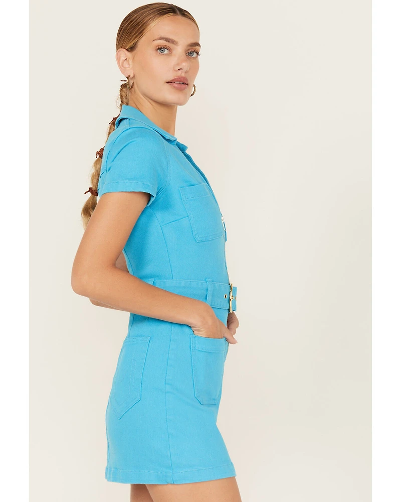 Show Me Your Mumu Women's Belted Mini Dress