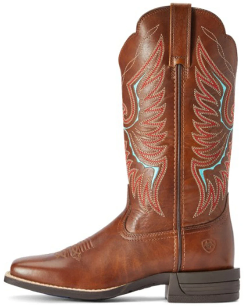 Ariat Women's Rockdale Shock Shield Performance Western Boots - Broad Square Toe