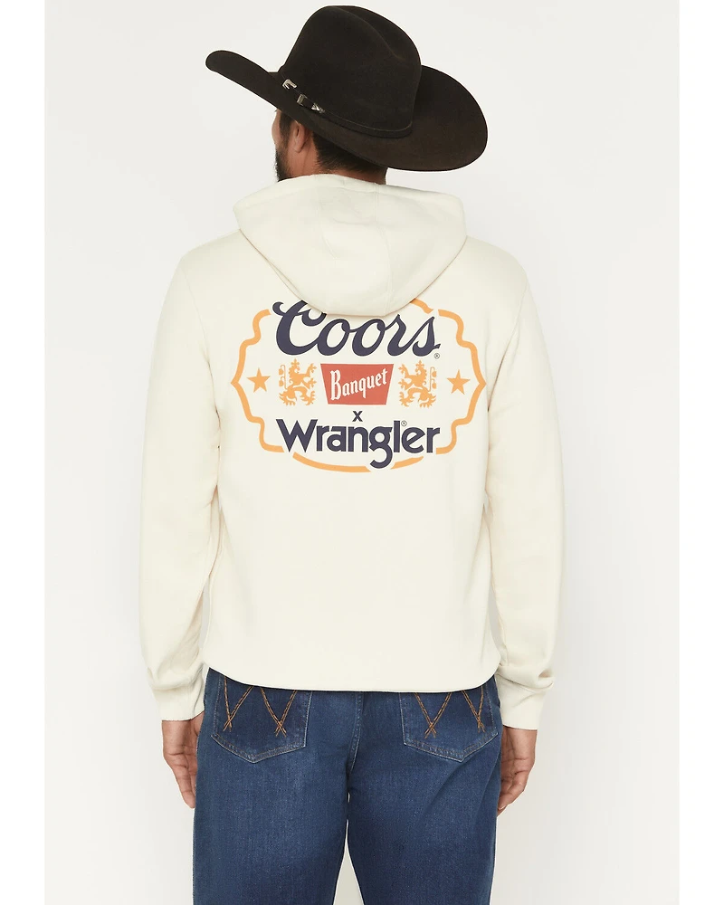 Wrangler X Coors Banquet Men's Logo Sleeve Hoodie