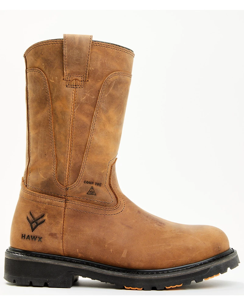 Hawx Men's 11" Industrial Wellington Work Boots - Composite Toe