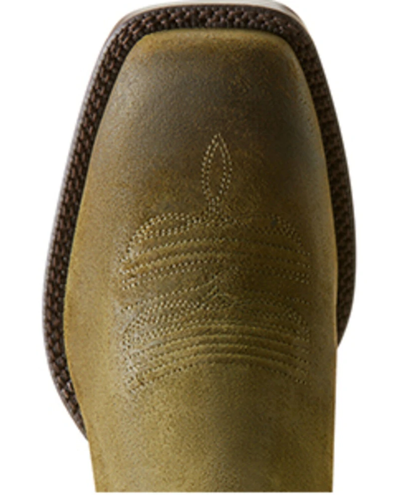 Ariat Men's Booker Ultra Suede Western Boots - Broad Square Toe