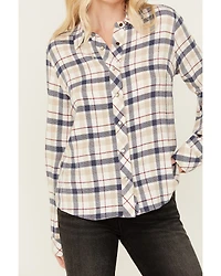 Idyllwind Women's Binkley Plaid Print Long Sleeve Pearl Snap Western Shirt
