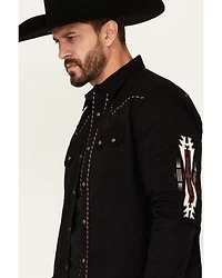 Moonshine Spirit Men's Trail Blazer Long Sleeve Snap Western Shirt