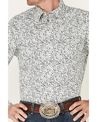 Wrangler Retro Premium Men's Paisley Print Long Sleeve Snap Western Shirt