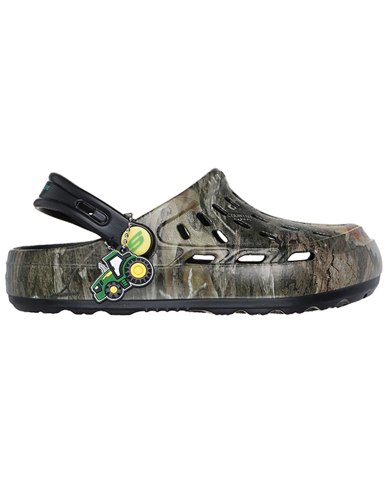 Skechers X John Deere Boys' Swifters II Mossy Splash Shoes - Round Toe