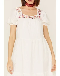 Johnny Was Women's Viviana Embroidered Midi Dress