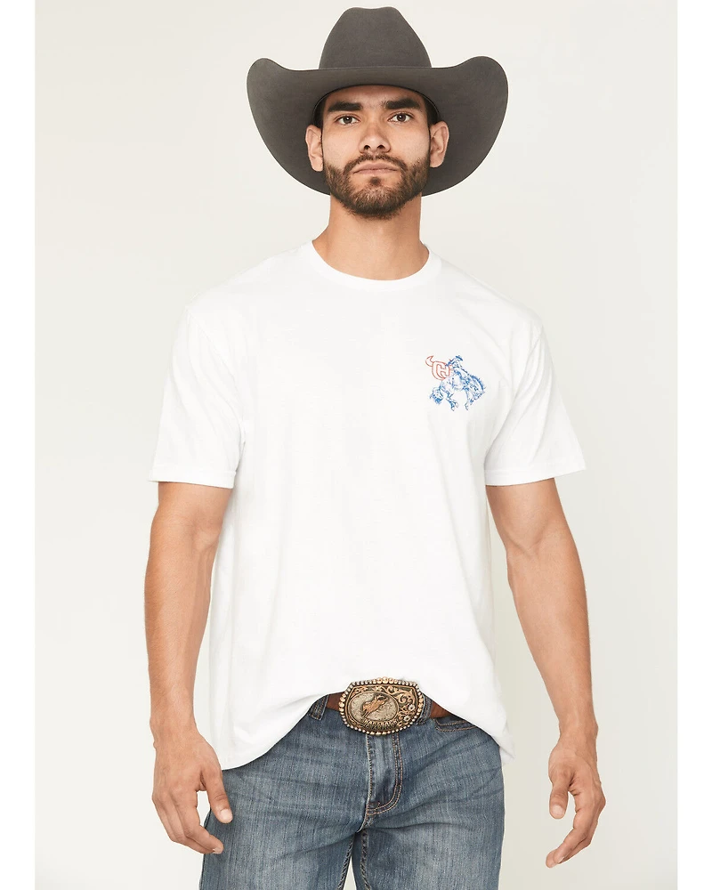 Cowboy Hardware Men's God We Trust Short Sleeve Graphic T-Shirt