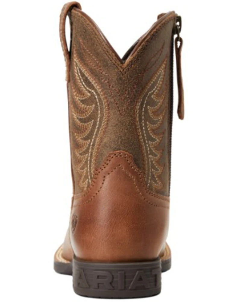 Ariat Boys' Amos Easy Fit Western Boot - Broad Square Toe