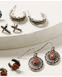 Shyanne Women's Canyon Sunset Crescent Earrings Set