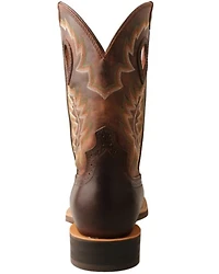 Twisted X Men's Brown Ruff Stock Western Boots - Square Toe
