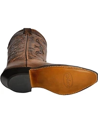 Abilene Women's 11" Tooled Inlay Western Boots