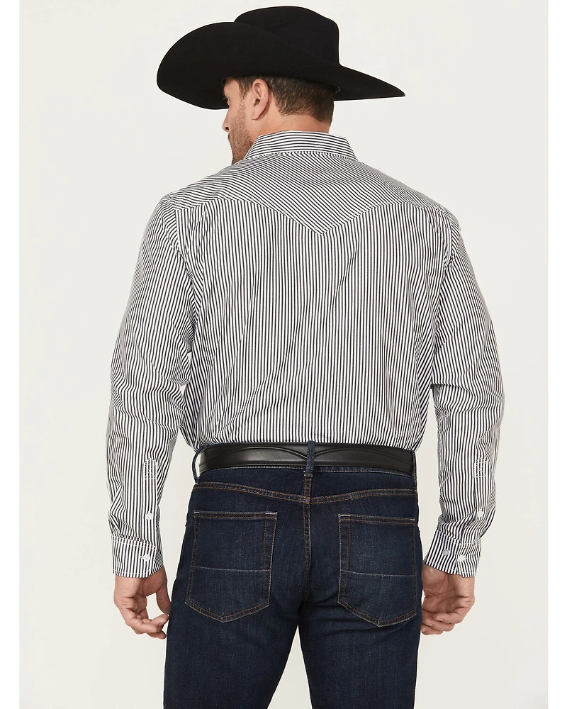 Cody James Black 1978™ Men's Condor Striped Print Long Sleeve Button-Down Western Shirt