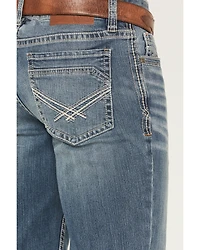 Cody James Men's Hombre Wash Jackson Slim Straight Stretch Denim Jeans