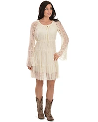 Scully Women's Solid Lined Lace Dress