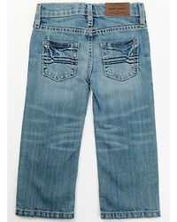 Cody James Boys' Hamshackle Wash Relaxed Bootcut Stretch Denim Jeans