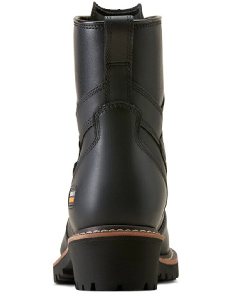 Ariat Men's 8" Logger Shock Shield Waterproof Work Boots - Soft Toe