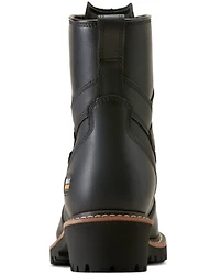 Ariat Men's 8" Logger Shock Shield Waterproof Work Boots - Soft Toe