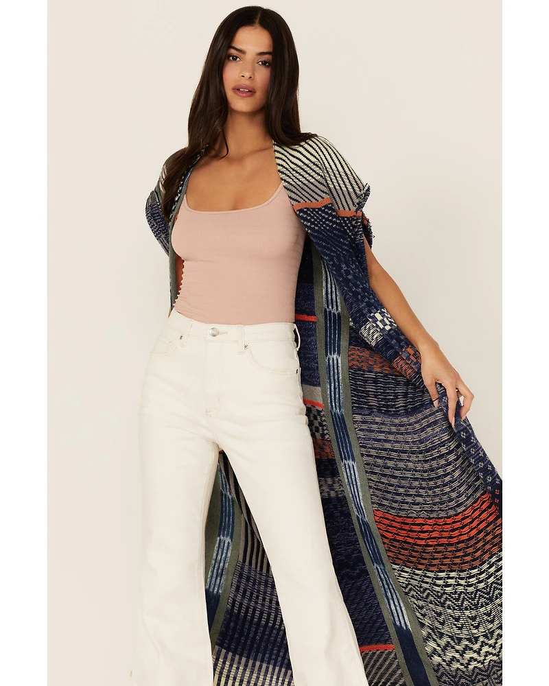 Free People Women's Blue Skies Maxi Vest