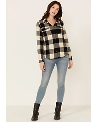 United By Blue Women's Plaid Print Responsible Button Down Western Flannel Shirt