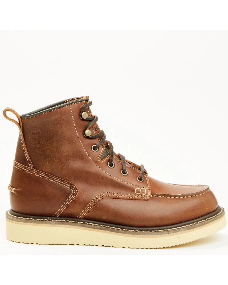 Hawx Men's 6" Lace-Up Moc Work Boots