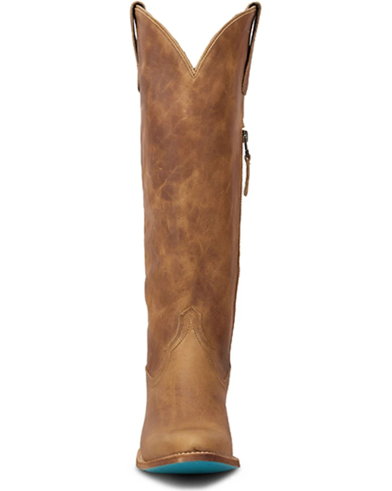 Lane Women's Plain Jane Tall Western Boots - Round Toe