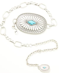 Idyllwind Women's Vivelle Oval Concho Chain Belt