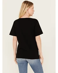 Idyllwind Women's Velvet Cowgirl Cut Out Graphic Tee