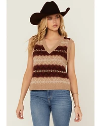 Pendleton Women's Striped Sweater Vest