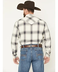 Cody James Men's Ruddiman Plaid Print Long Sleeve Snap Western Shirt