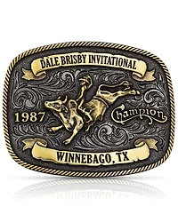 Montana Silversmiths Men's Dale Brisby Invitational 1987 Trophy Buckle
