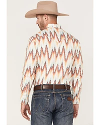 Dale Brisby Men's All-Over Digtal Print Long Sleeve Snap Western Shirt