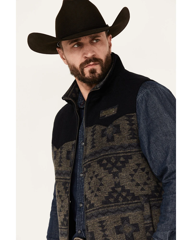 Cinch Men's Southwestern Print Concealed Carry Vest