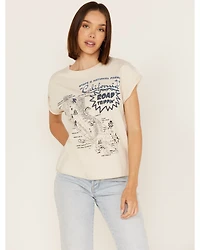 Cleo + Wolf Women's California Map Graphic Tee