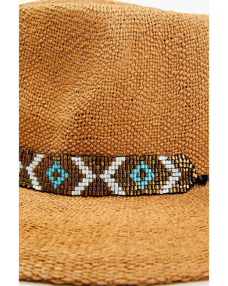 Nikki Beach Women's Straw Rancher Hat