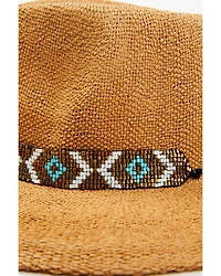 Nikki Beach Women's Straw Rancher Hat