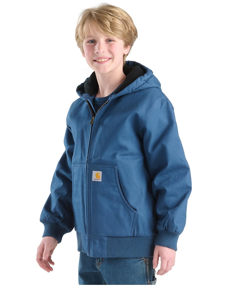 Carhartt Boys' Canvas Insulated Hooded Jacket