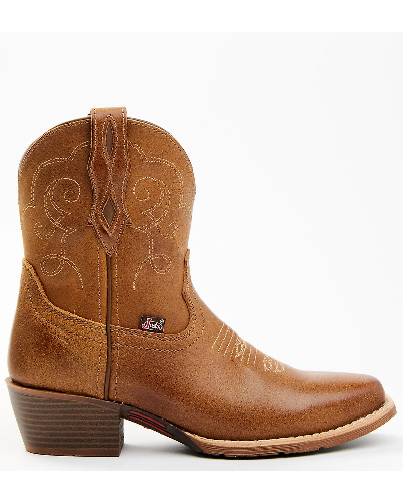 Justin Women's Chellie Western Booties - Square Toe