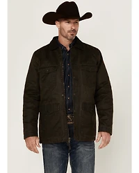 Cody James Men's Road Dust Washed Oil Skin Long Jacket