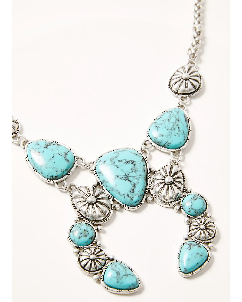 Idyllwind Women's Patomic Statement Squash Blossom Necklace