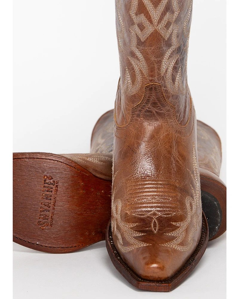 Shyanne Women's Sylvie Dublin Vintage Western Boots - Snip Toe