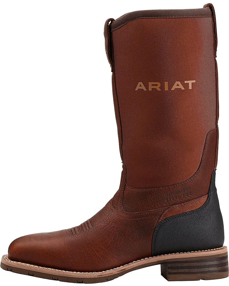 Ariat Hybrid All Weather Waterproof Neoprene Work Boots - Steel Toe