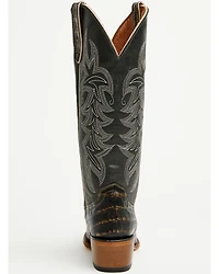 Tanner Mark Women's Caiman Print Tall Western Boots - Square Toe
