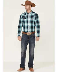Cody James Men's Gateway Large Plaid Long Sleeve Snap Western Shirt