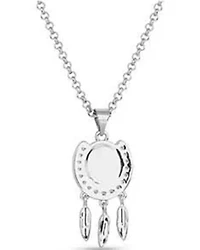Montana Silversmiths Women's Catching Luck Horseshoe Necklace