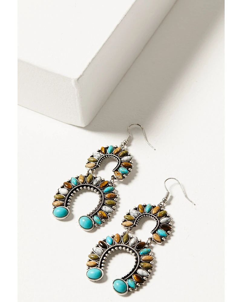 Shyanne Women's Bisbee Stacked Horseshoe Earrings